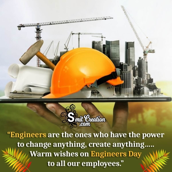 Happy Engineers Day Status Image