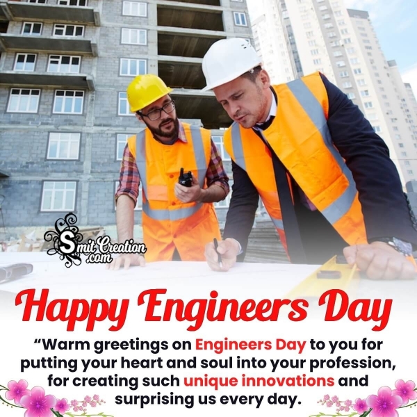 Warm Greetings On Engineers Day