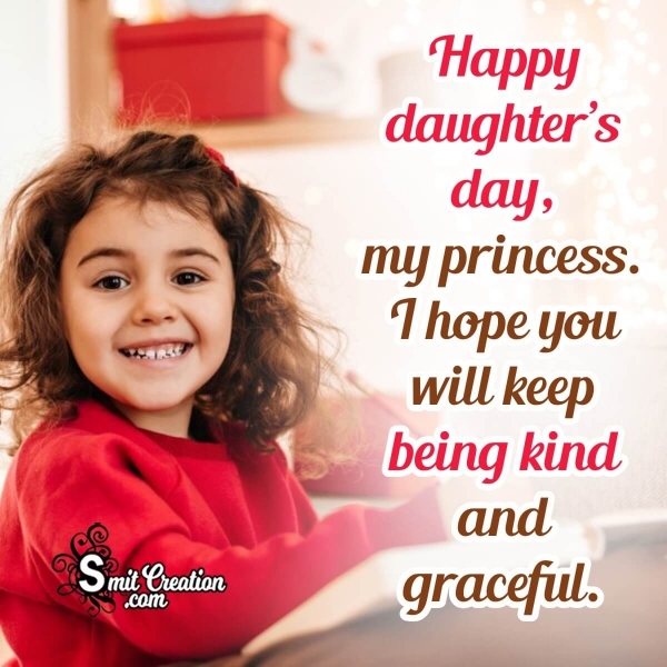 Happy daughters day Wish Photo