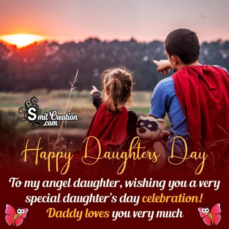 Daughters Wishes, Messages Images From Father/Dad - SmitCreation.com