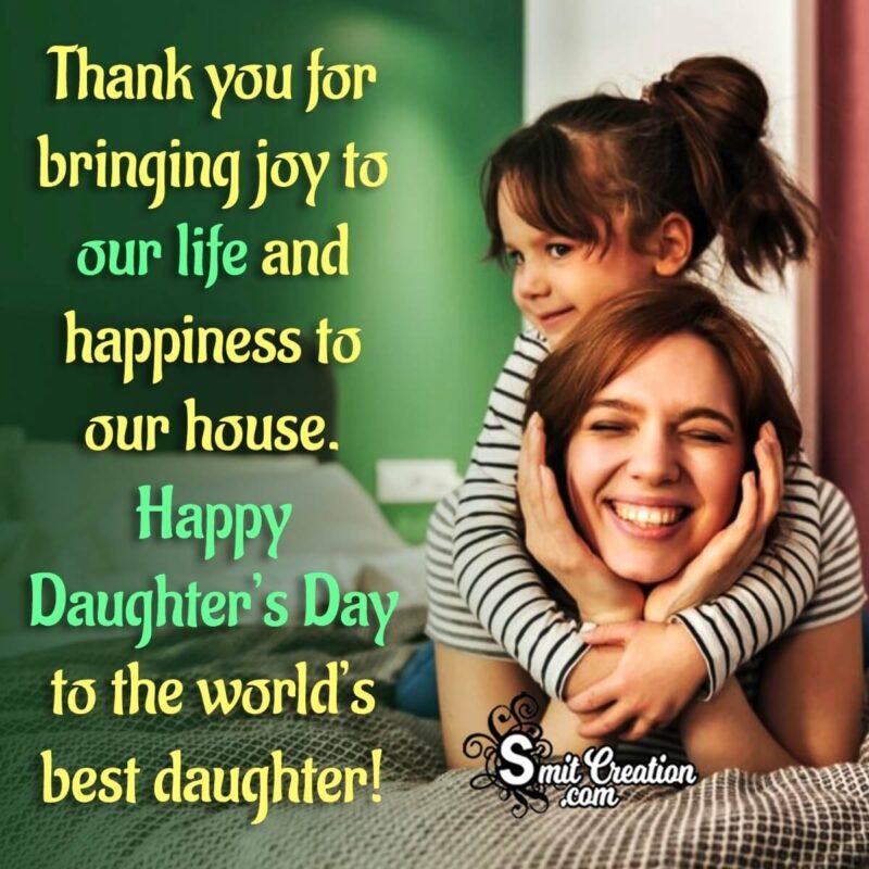 Daughters Day Wishes, Messages, Quotes Images - SmitCreation.com