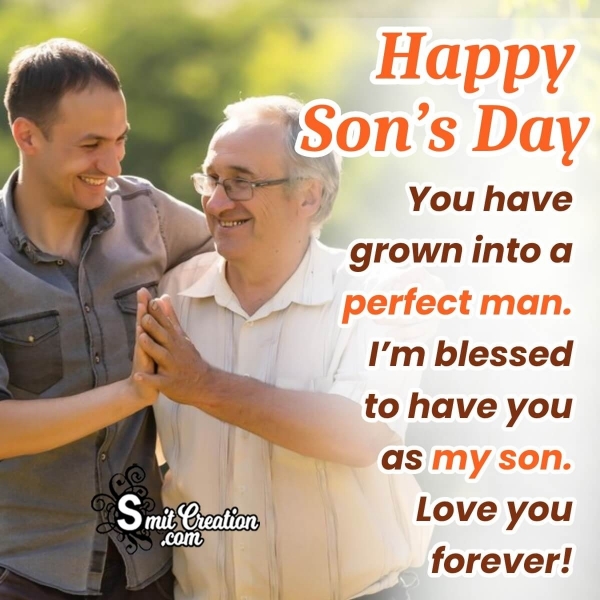 Best Son’s Day Wish Image