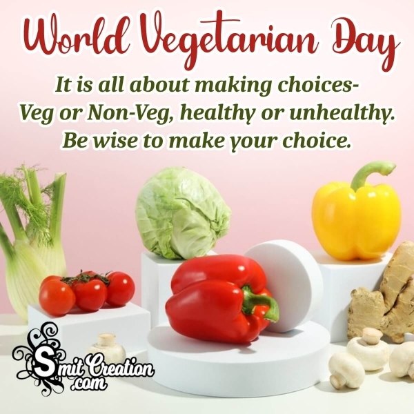 World Vegetarian Day Quote Photo