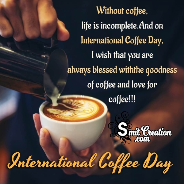 International Coffee Day Message Image