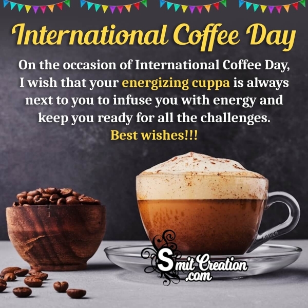 International Coffee Day Greeting Photo