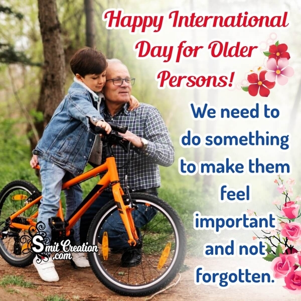 International Day Of Older Persons Greeting Image