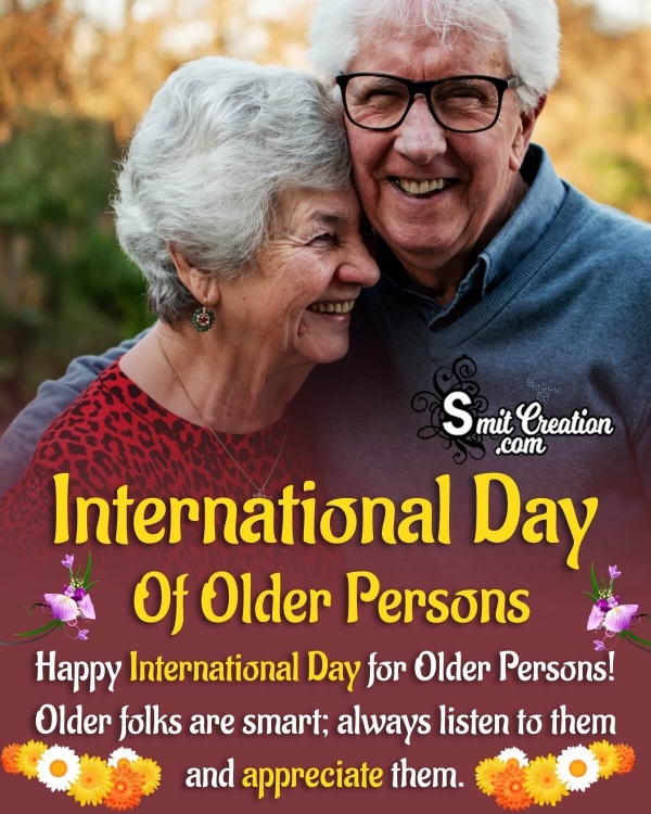 International Day Of Older Persons Message Picture