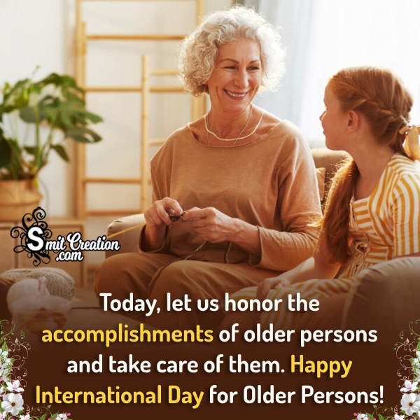 International Day Of Older Persons Wish Image