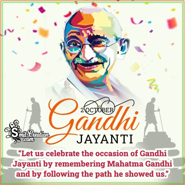 Happy Gandhi Jayanti Wish Photo