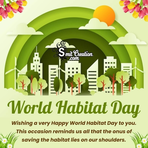 Warm Greetings On World Habitat Day