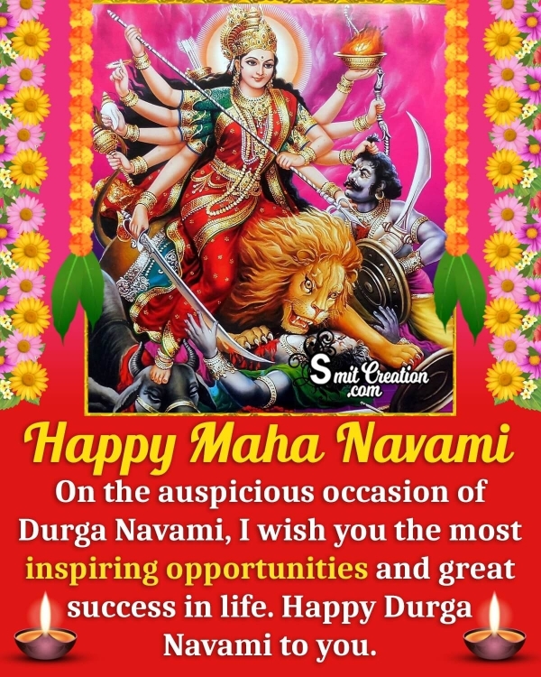 Happy Maha Navami Status Pic