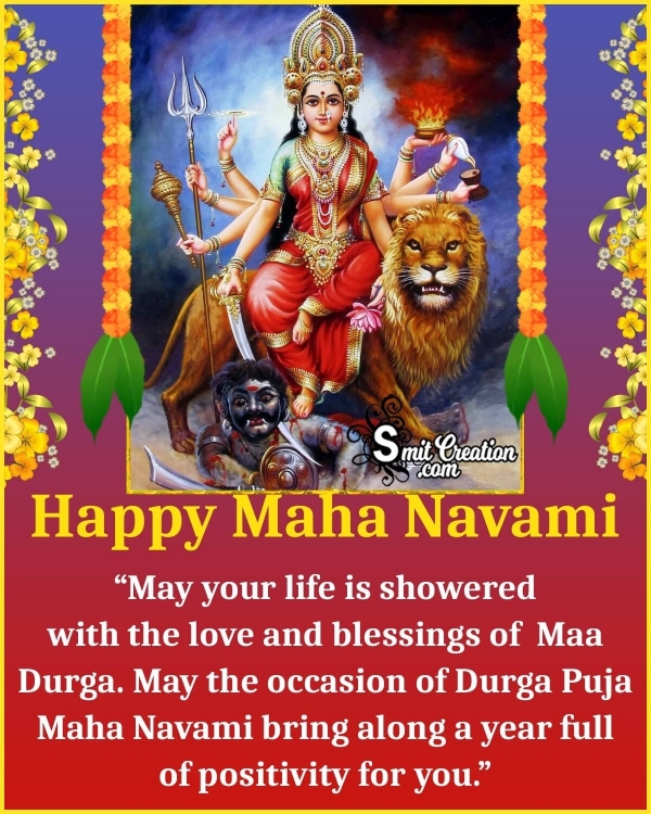 Wonderful Maha Navami Wish Image