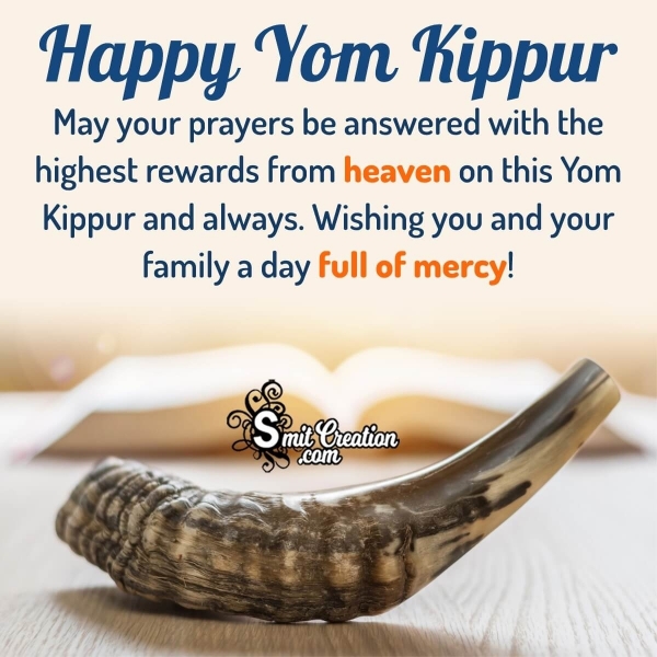 Happy Yom Kippur Wish Photo