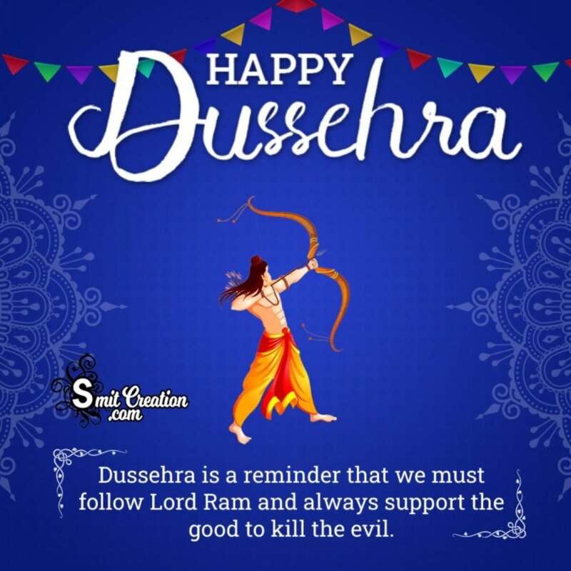 Happy Dussehra Status Photo - SmitCreation.com