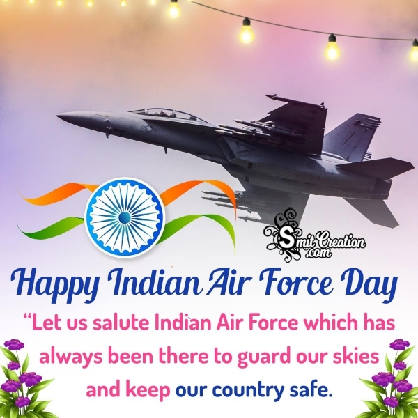Salute To Indian Air Force Quote Image