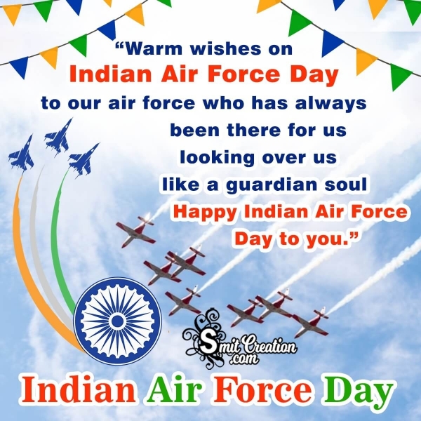 Wonderful Indian Air Force Day Whatsapp Photo