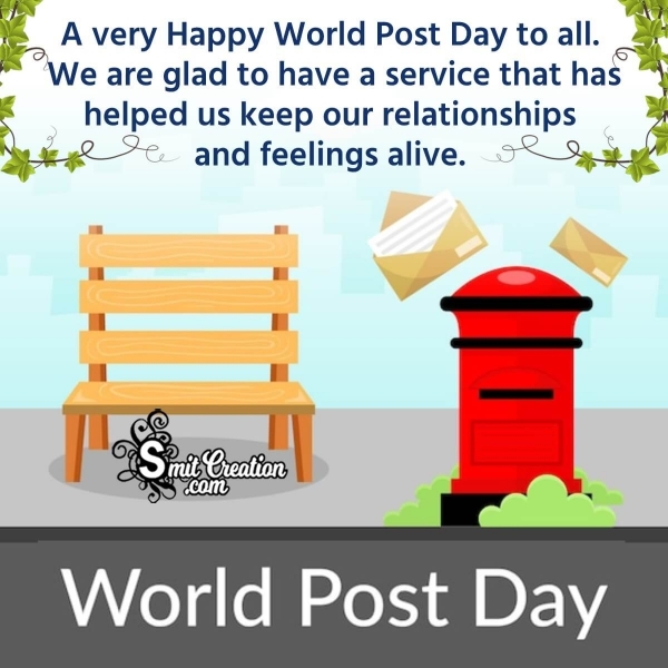 World Post Day Message Pic