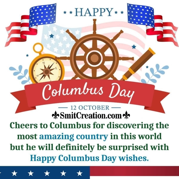 Columbus Day Status Image