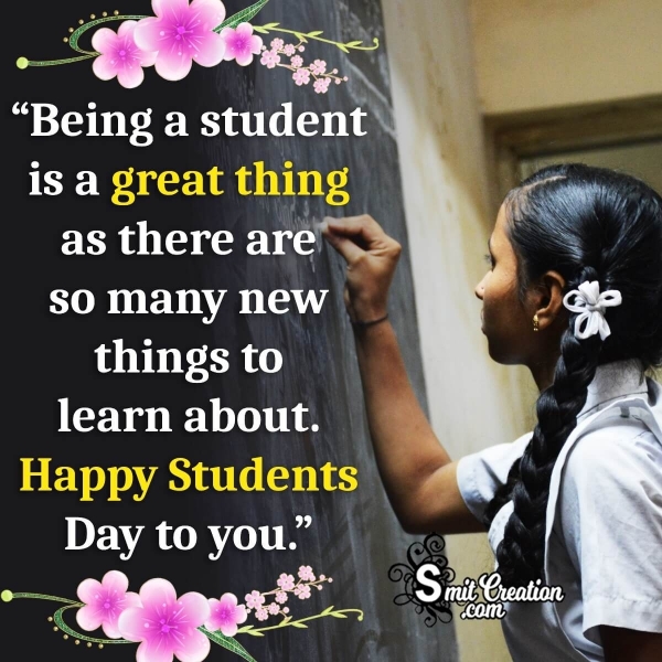 Best World Student’s Day Quote Pic