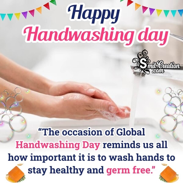 Handwashing day Message Photo
