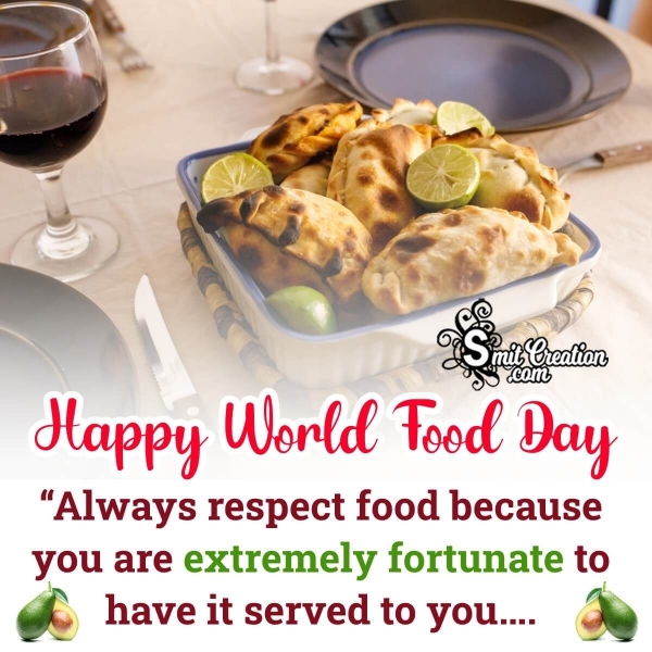 World Food Day Message