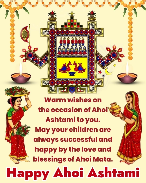 Warm Greetings On Ahoi Ashtami