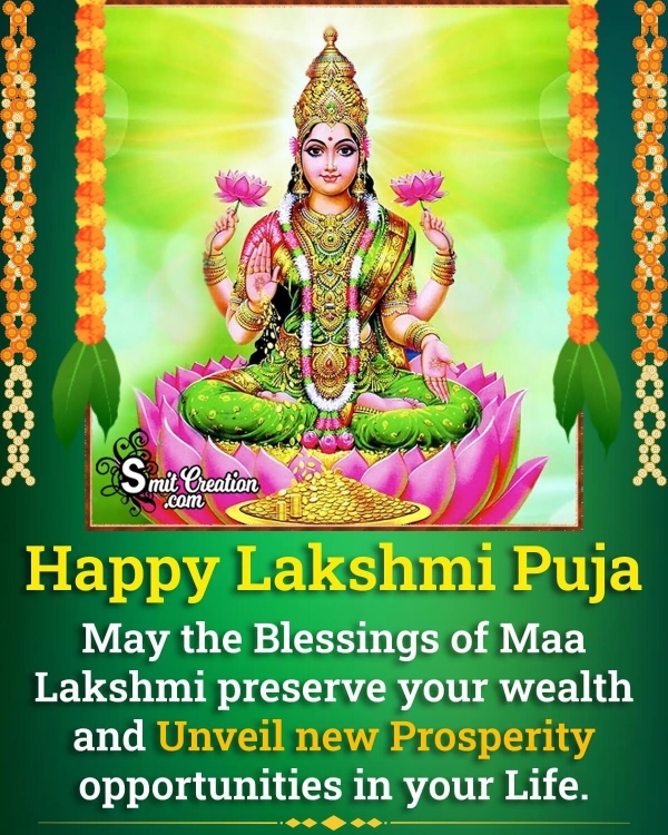 Lakshmi Puja Wish Picture