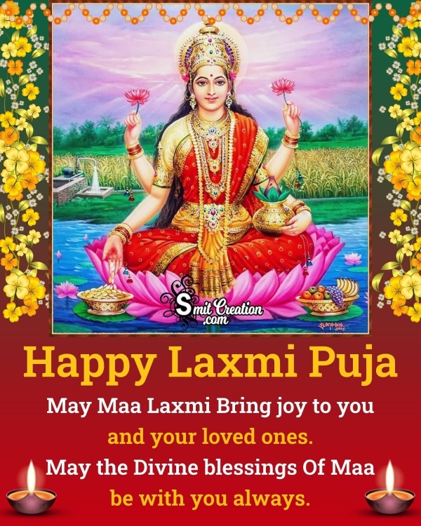 Happy Laxmi Puja Wish Photo