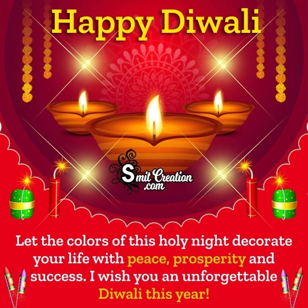 Wonderful Diwali Message Picture