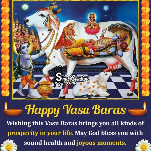 Happy Govatsa Dwadashi / Vasu Baras Wishes Images
