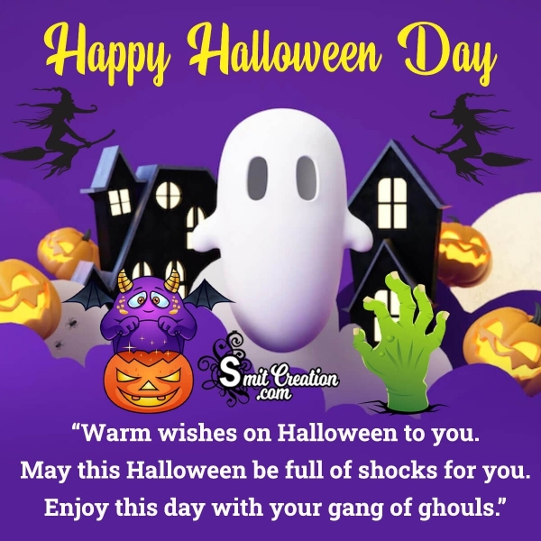 Warm Wishes On Halloween Day