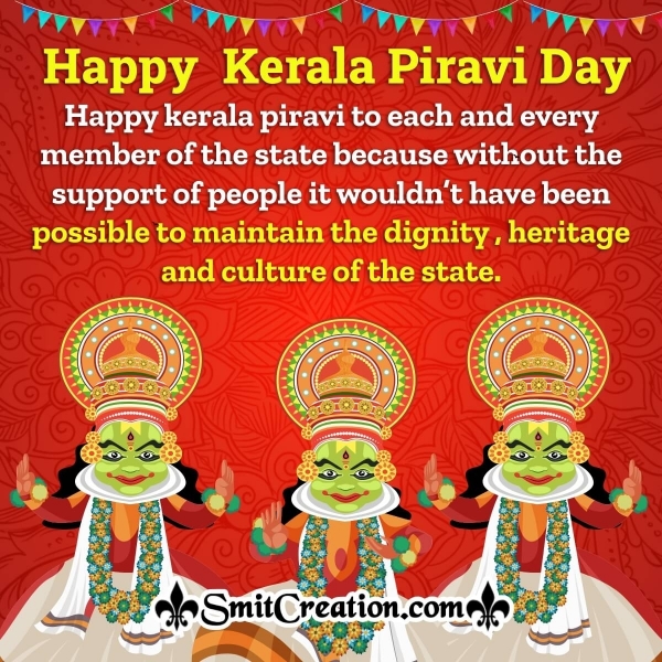 Happy Kerala Piravi Day Message Pic