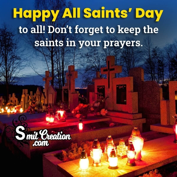 Happy All Saints’ Day Staus Photo