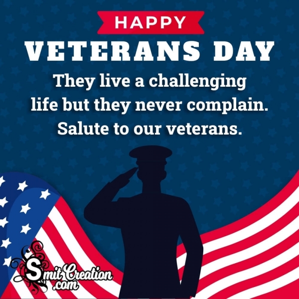Veterans Day Appreciation Message Pic