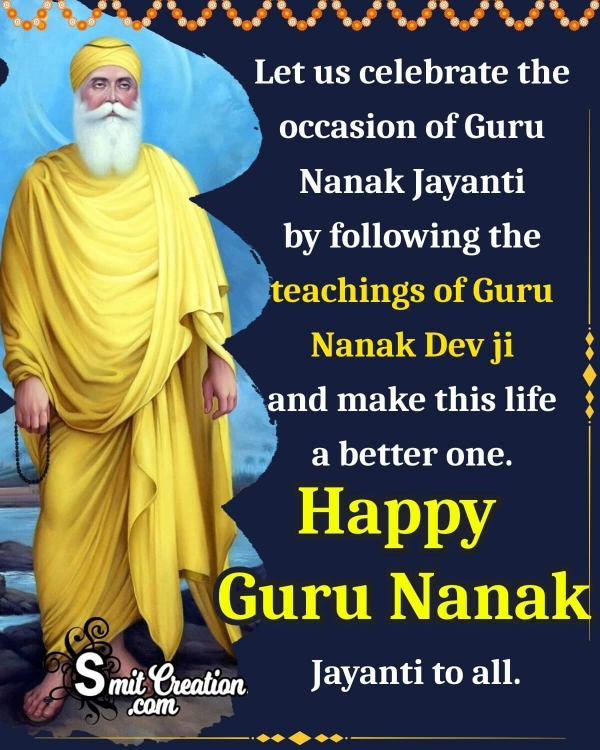 Guru Nanak Jayanti Message Photo