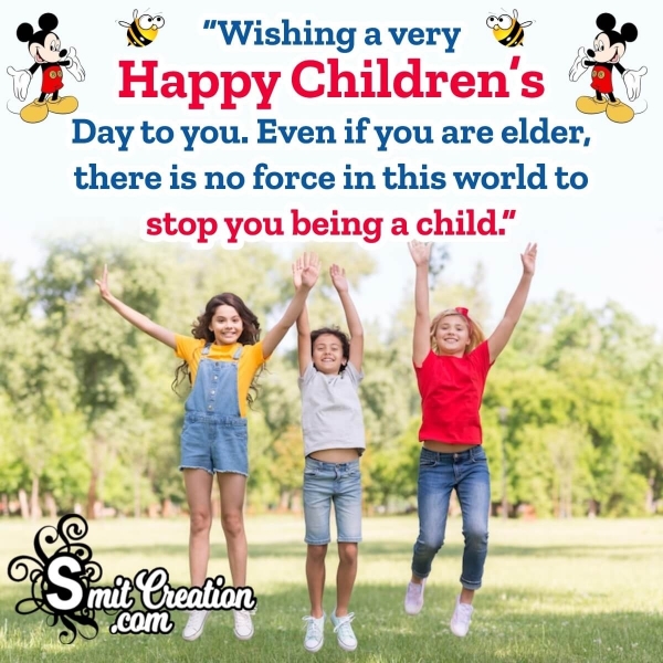 Wishing A Very Happy Children’s Day