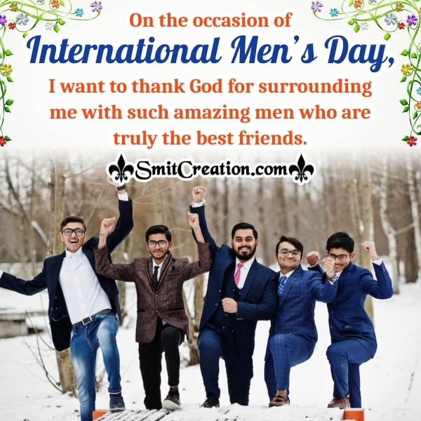 International Men’s Day Wish Image For Friends