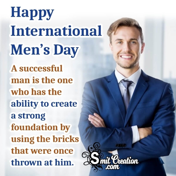 Happy International Men’s Day Quote Picture