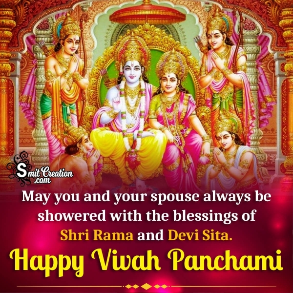 Happy Vivah Panchami Blessing Image