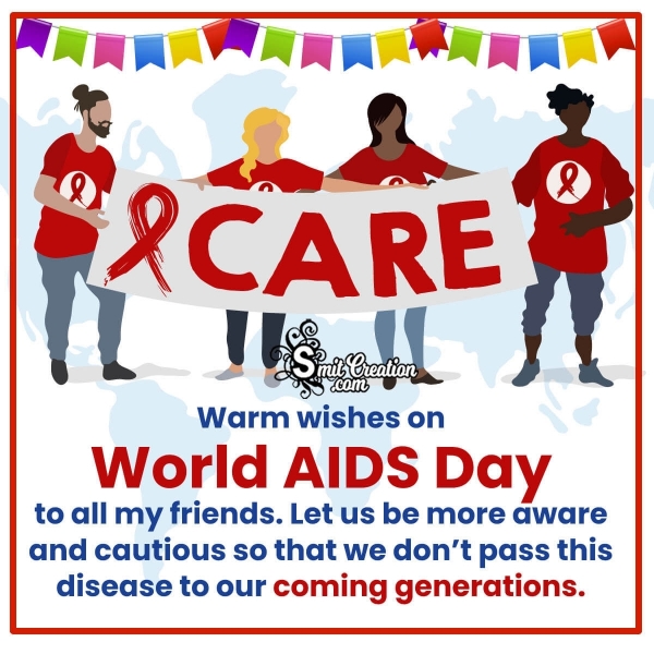 World AIDS Day Message Pic For Friends