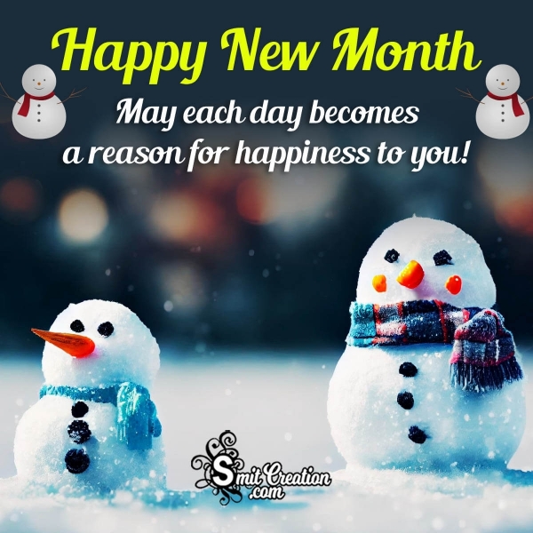 Happy New Month Wish Pic