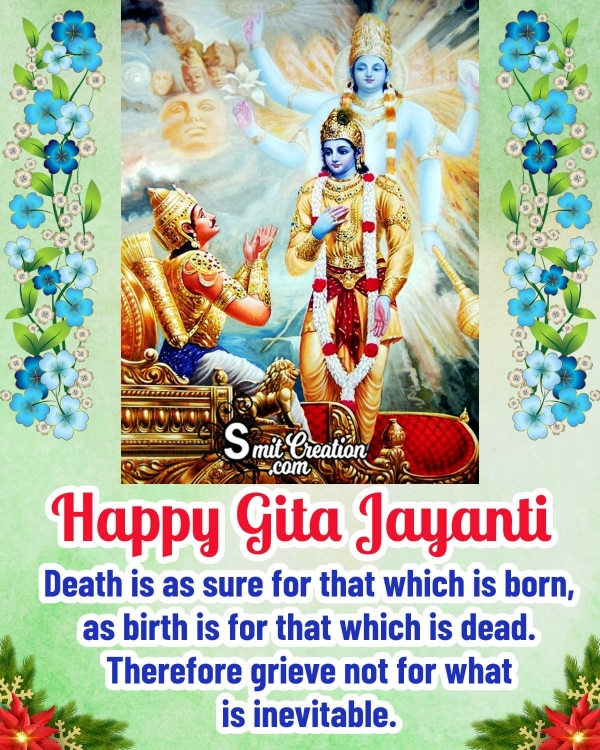 Gita Jayanti Quote On Life