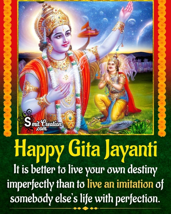 Happy Gita Jayanti Message Photo