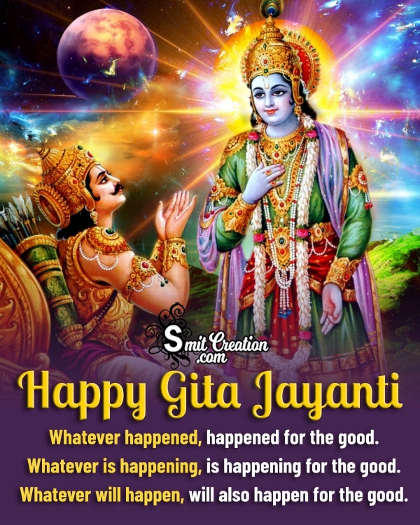 Happy Gita Jayanti Quote On Life