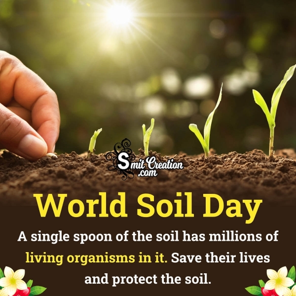 Wonderful World Soil Day Quote Photo