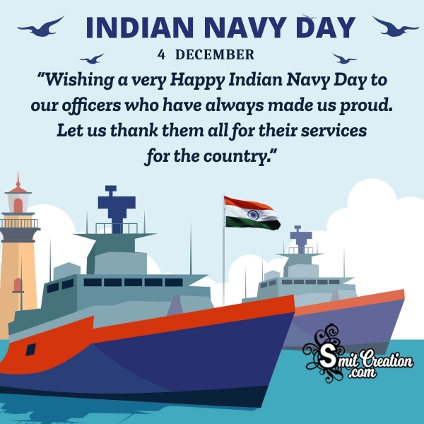 Indian Navy Day Message Picture