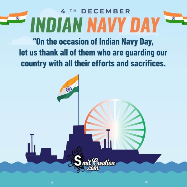 Thank You Message For Indian Navy Day