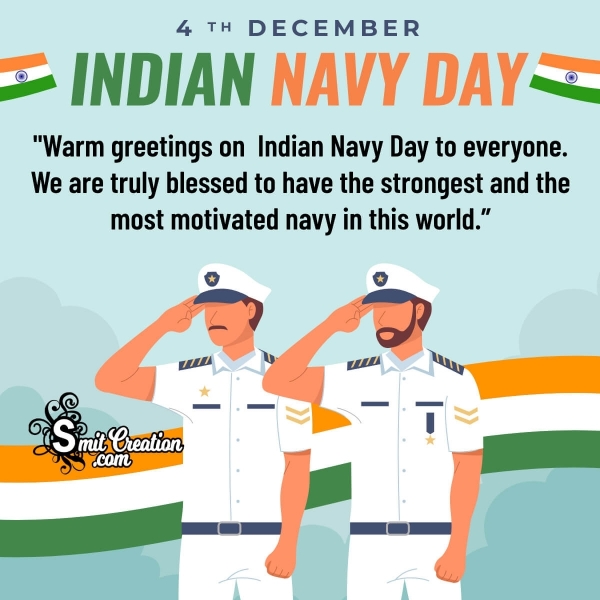 Warm Greetings On Indian Navy Day