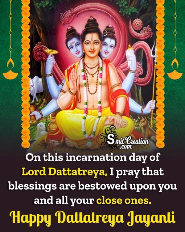 Dattatreya Jayanti Blessing Picture