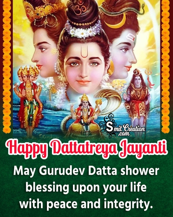 Happy Dattatreya Jayanti Message Pic